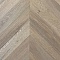 Wood Bee Chevron  Дуб Крема браш матовый Crema, UV-лак gloss 5-9% (правая) (миниатюра фото 1)