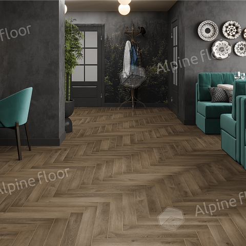 Alpine Floor Herringbone 12 Pro 4V 34 (CH) LF106-11B New­ Дуб Анжу (фото 2)