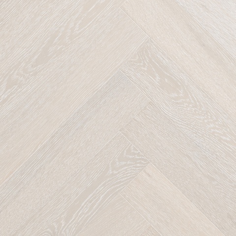 Wood Bee Herringbone Дуб Неве браш матовый Neve, UV-лак gloss 5-9% (левая) (фото 1)