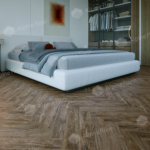 Alpine Floor Herringbone 8 Pro 4V 33 (CH) LF102-10A New_ Дуб Бордо (фото 14)