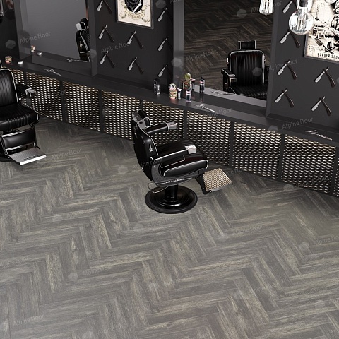 Alpine Floor LVT Parquet ЕСО 16-8 Венге Грей 4V 43кл (фото 9)