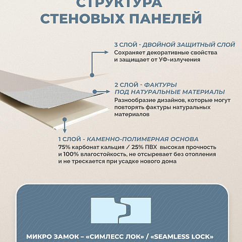 Стеновая панель SPC Тканевая роскошь/ Сатин (фото 7)