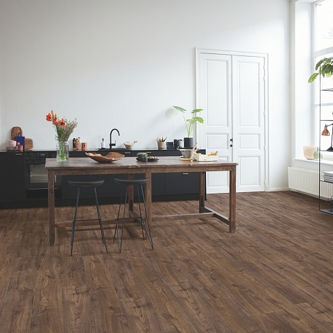 QS Alpha Vinyl BLOOM планка AVMPU 40199 Дуб осенний шоколадный (фото 11)
