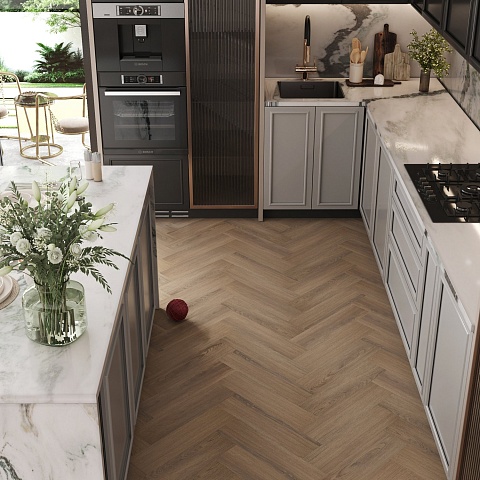 My Step Stone Herringbone MS8418 Дуб Бромо 8 мм класс 33/АС5 с фаской (фото 12)